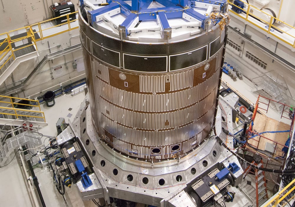 NASA Orion on Team Corporation Mdof Vibration Table – Mechanical Vibration Facility (MVF)