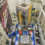 High-performance vibration test system provided by NVT Group members Team and Data Physics Corporations to test the JWST
